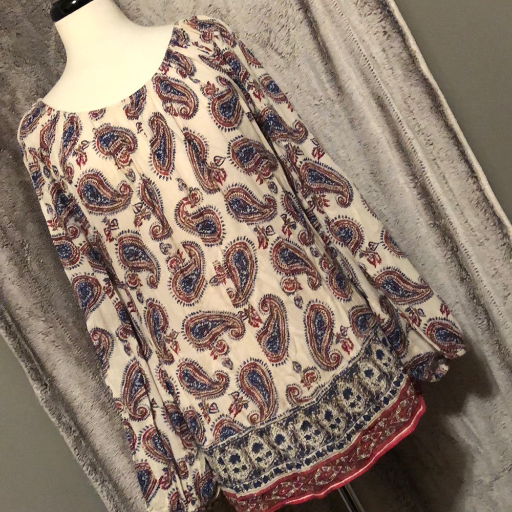 Beautiful Paisley Pattered Blouse